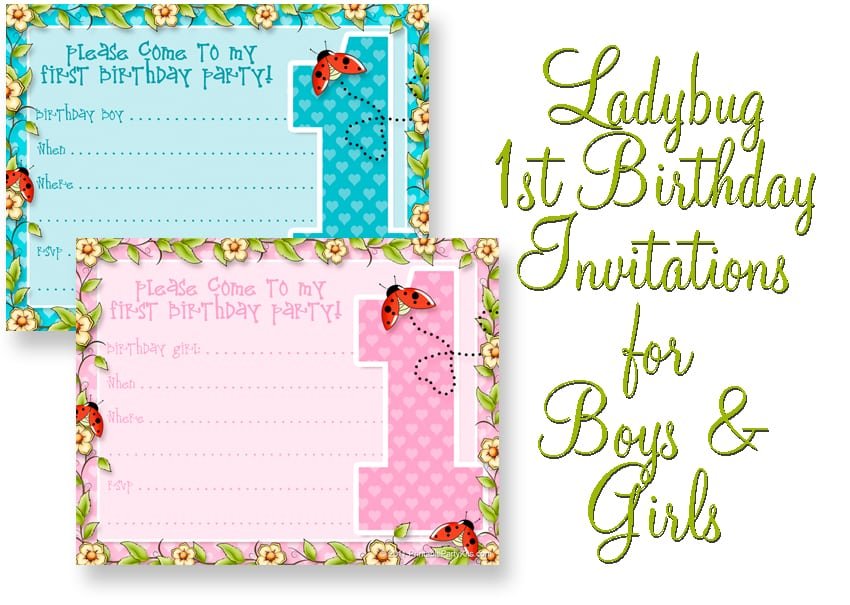 Blank Birthday Invitation Templates Free