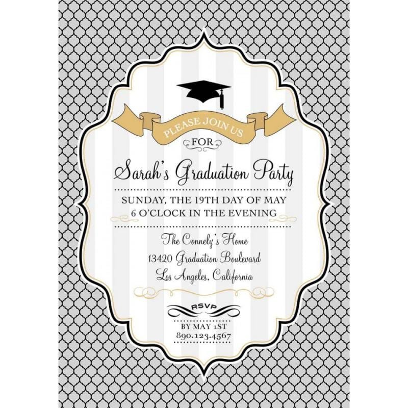 Graduation Invitations Free Templates 2014