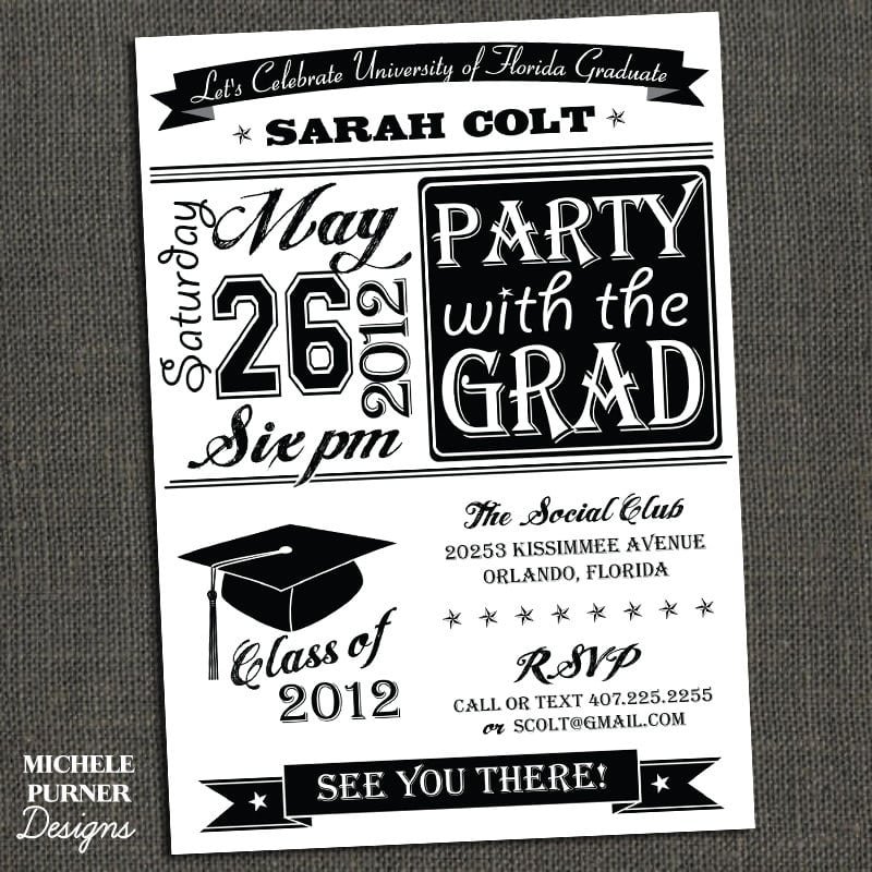 Graduation Party Invitation Templates Free