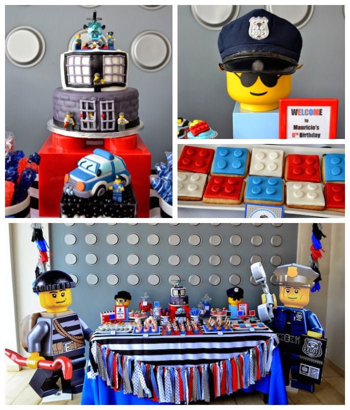 Lego City Birthday Party Invitations