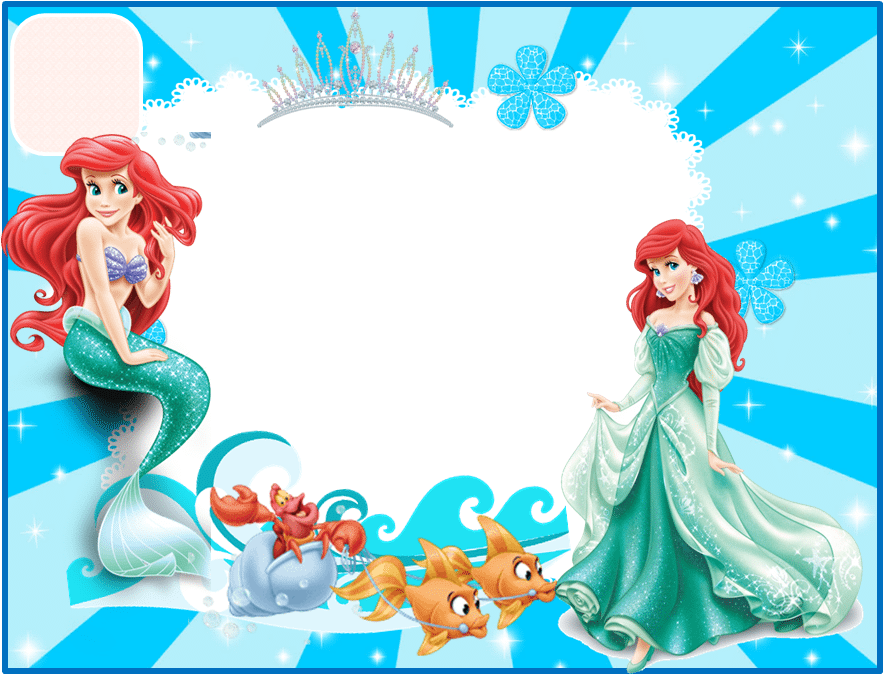 Little Mermaid Invitations Printable Free