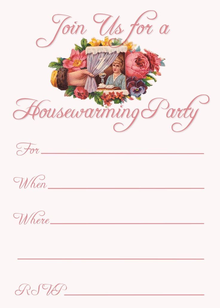 Printable Housewarming Invitation Cards