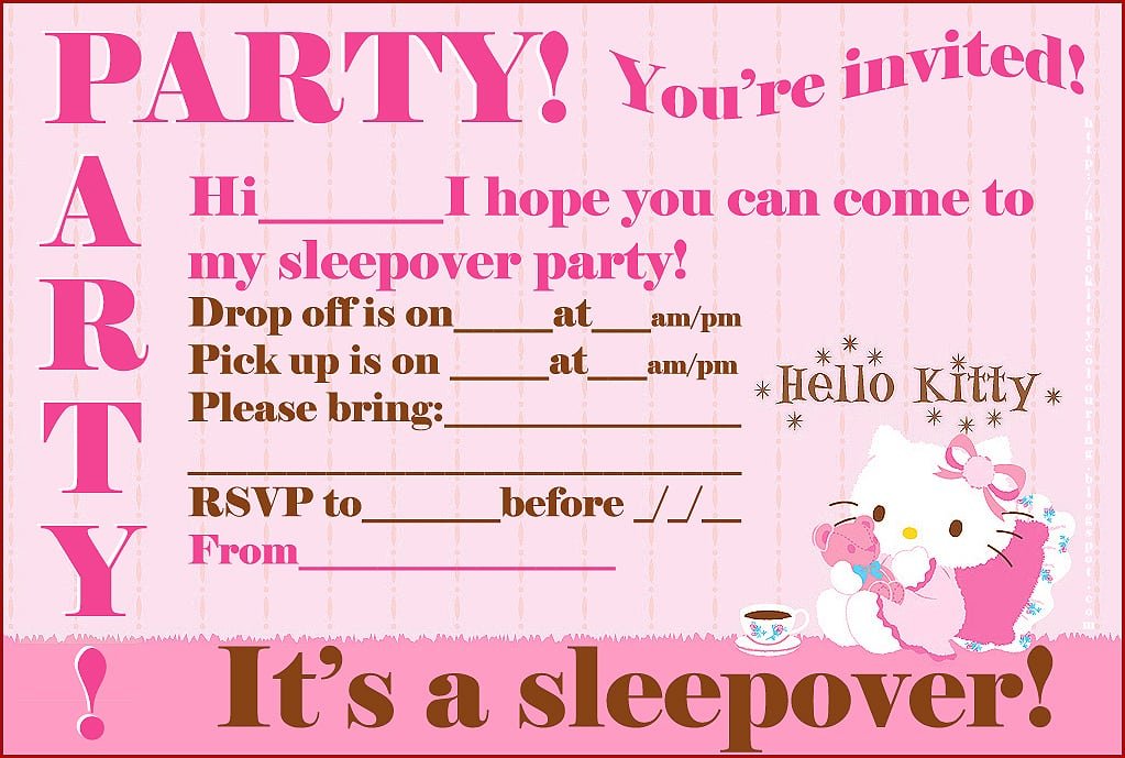 We has invited to the party