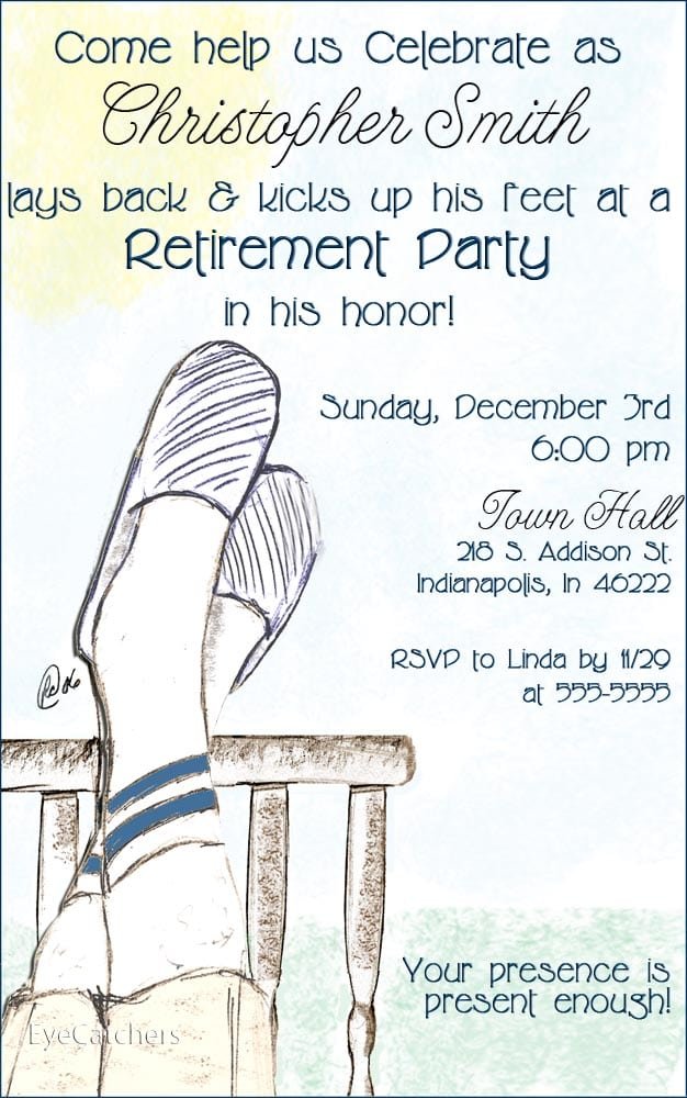 Retirement Invitation Templates Free Printable