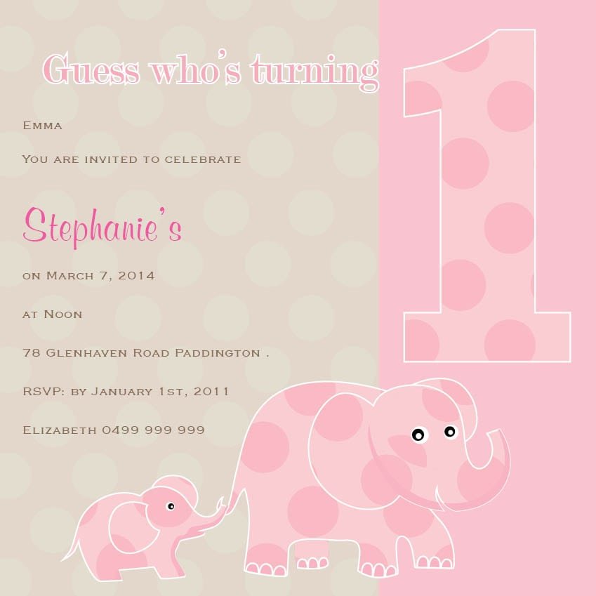 Toddlers Birthday Invitation Wording