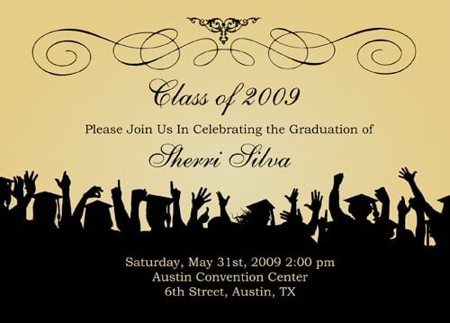 Graduation Invitation Template 2014