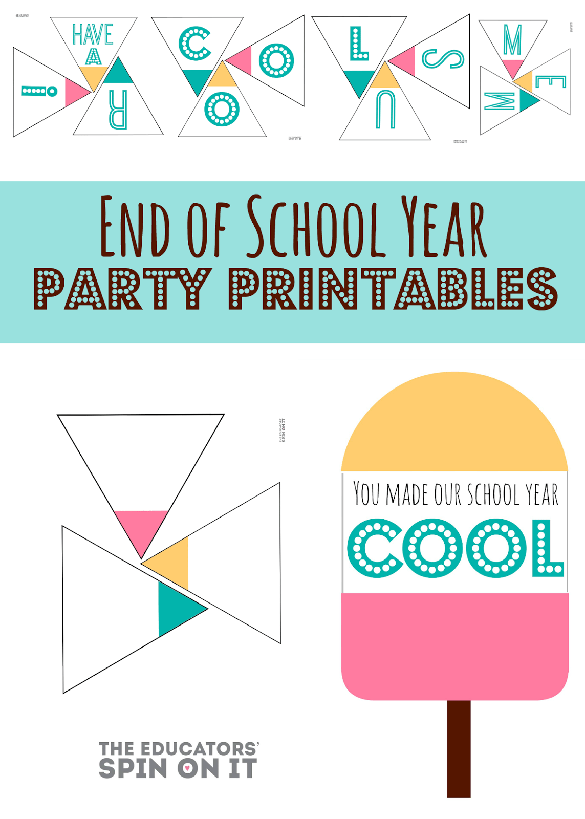 End Of School Party Invitation Templates