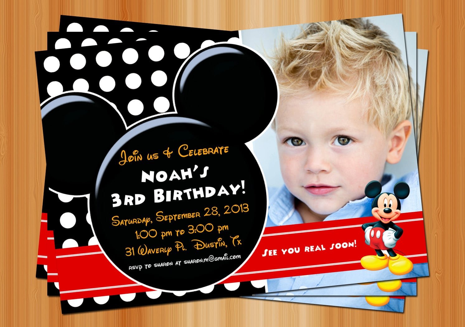 Free Printable Mickey Mouse Clubhouse Invitation