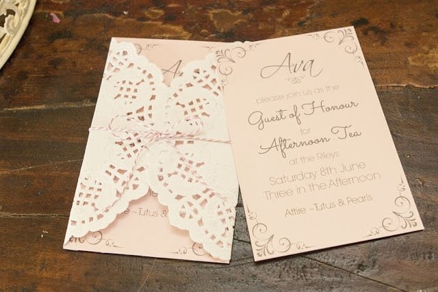 High Tea Invitation Ideas