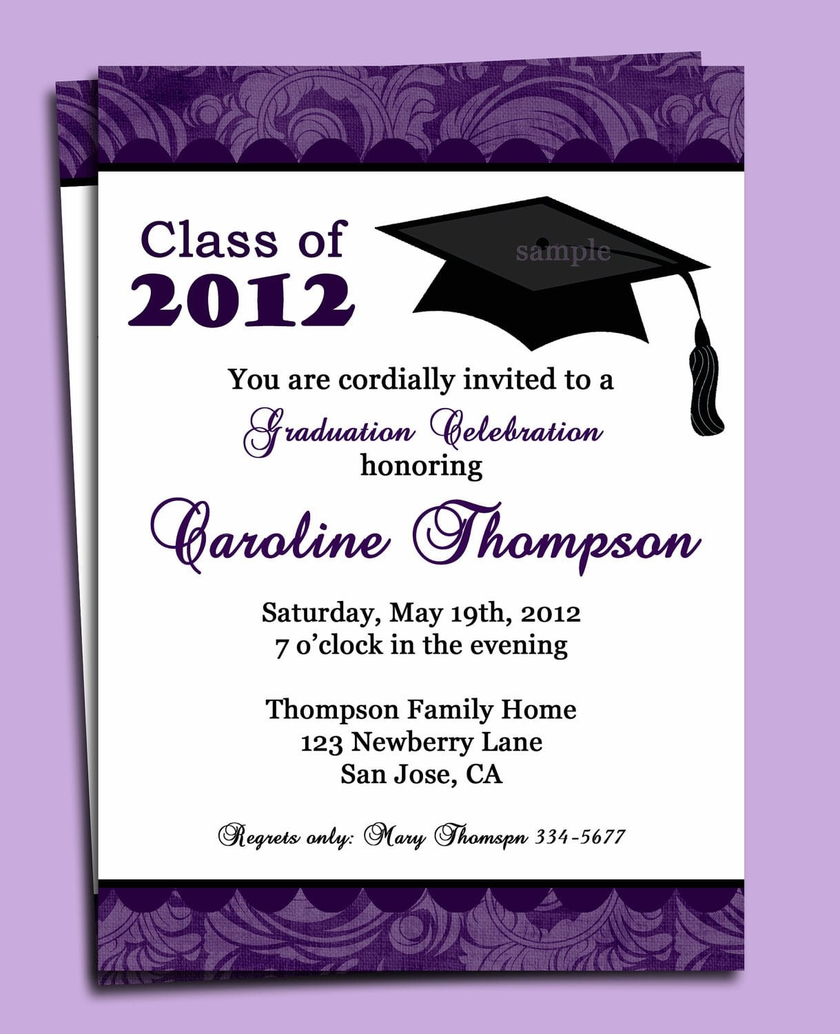 Example Of Invitation Letter For Graduation Party