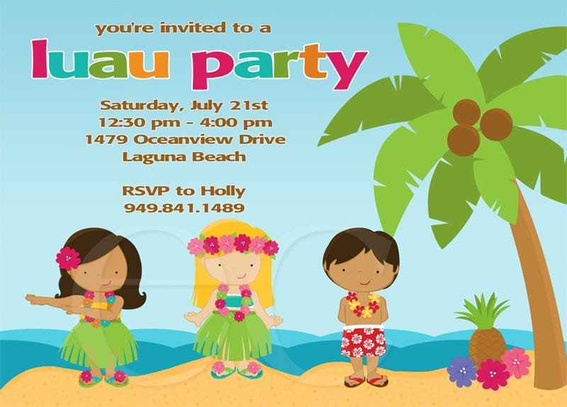 Kid Party Invitation Wording