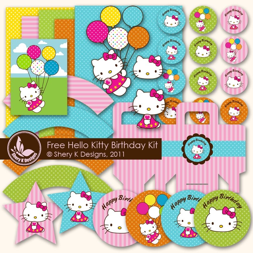 Hello Kitty Free Party Invitations Printables