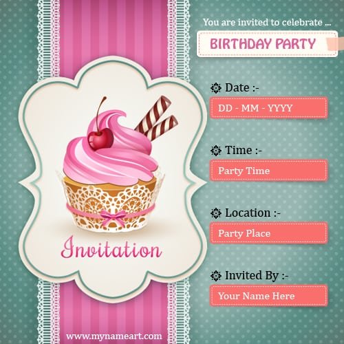 Free Birthday Card Invitation Online