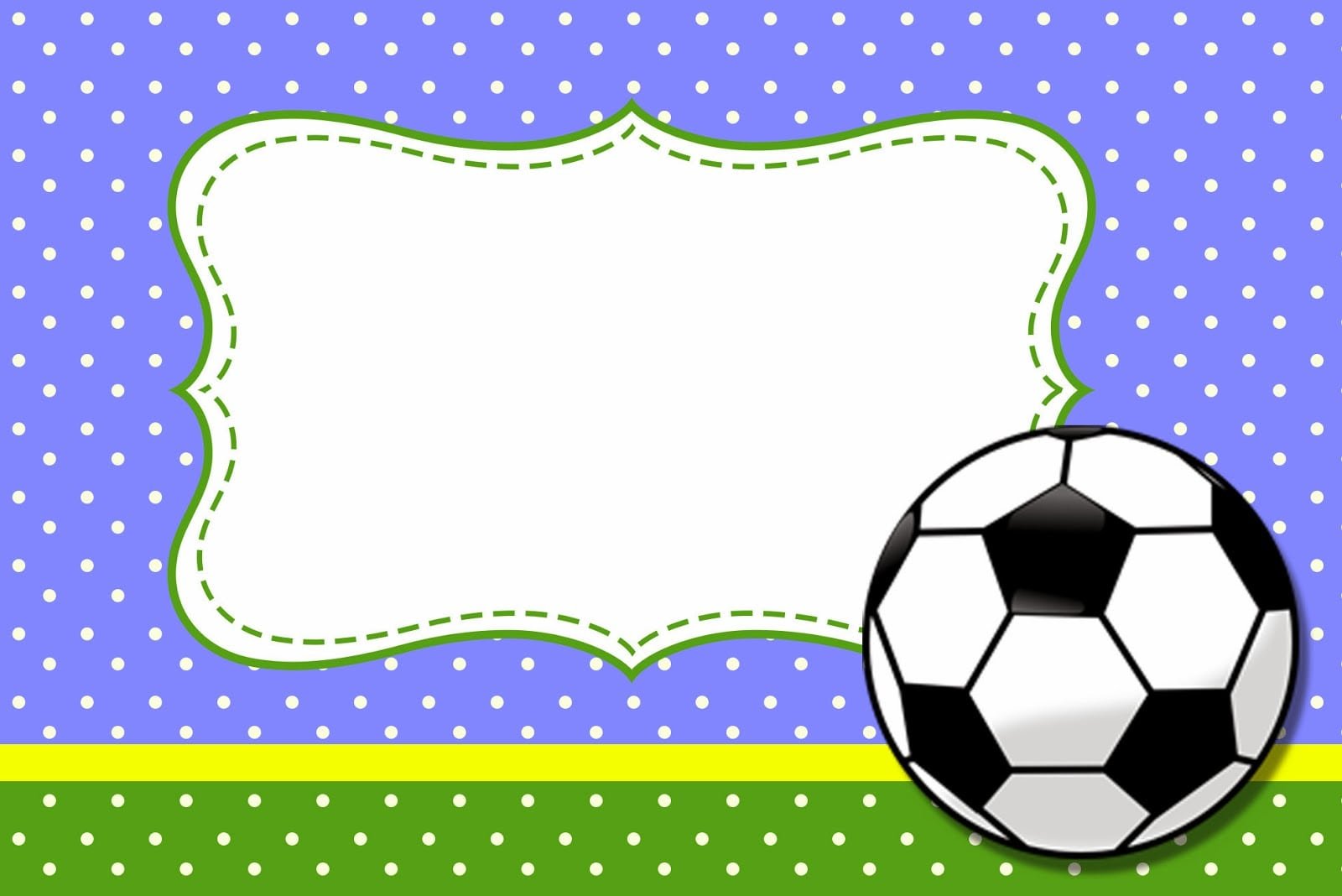 Free Soccer Party Invitations