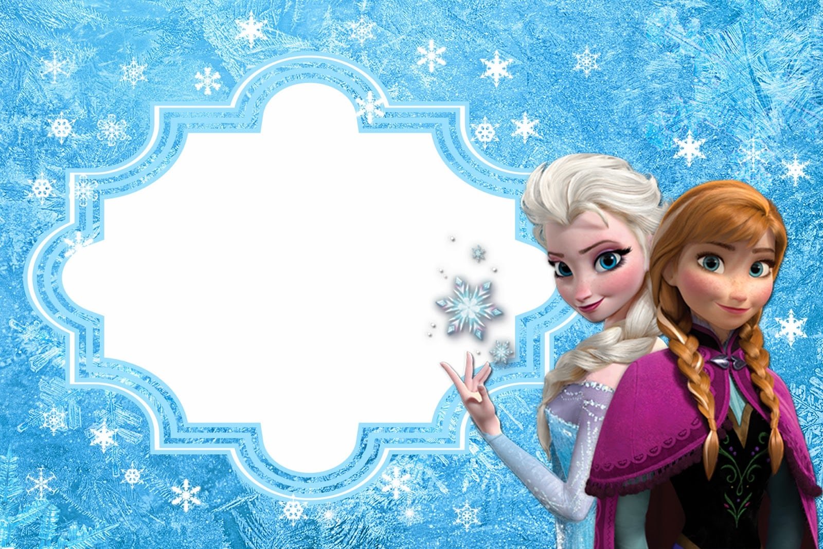 Frozen Printable Invitation Cards