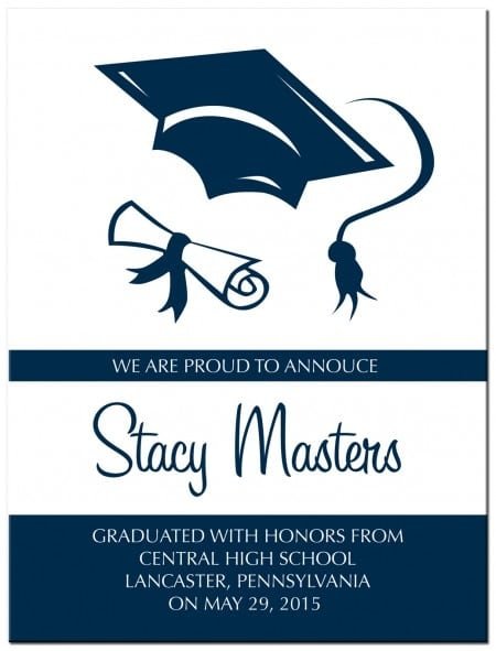 Invitation Card For Graduation