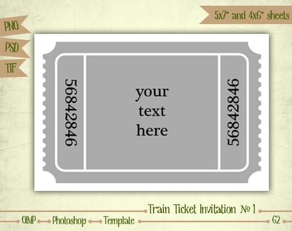 Train Invitation Template