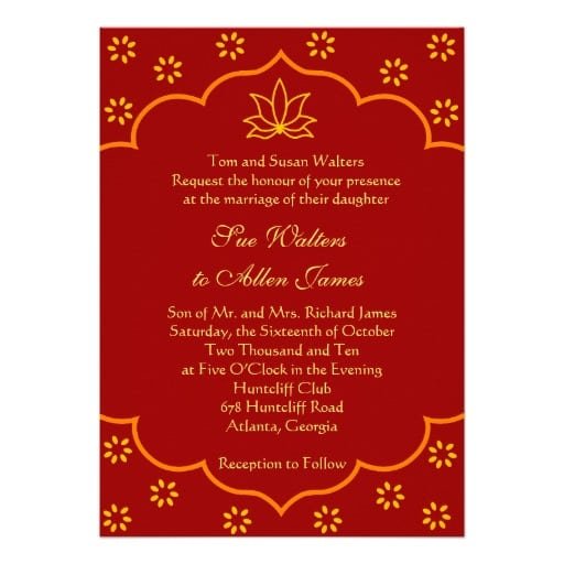 Wedding Invitation Cards Samples India