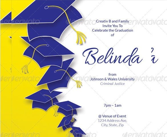 Graduation Invitations Samples