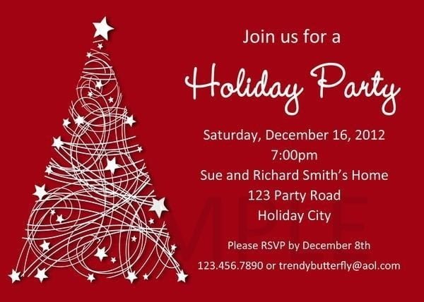 Christmas Party Invitation Template Party And Hosting Ideas