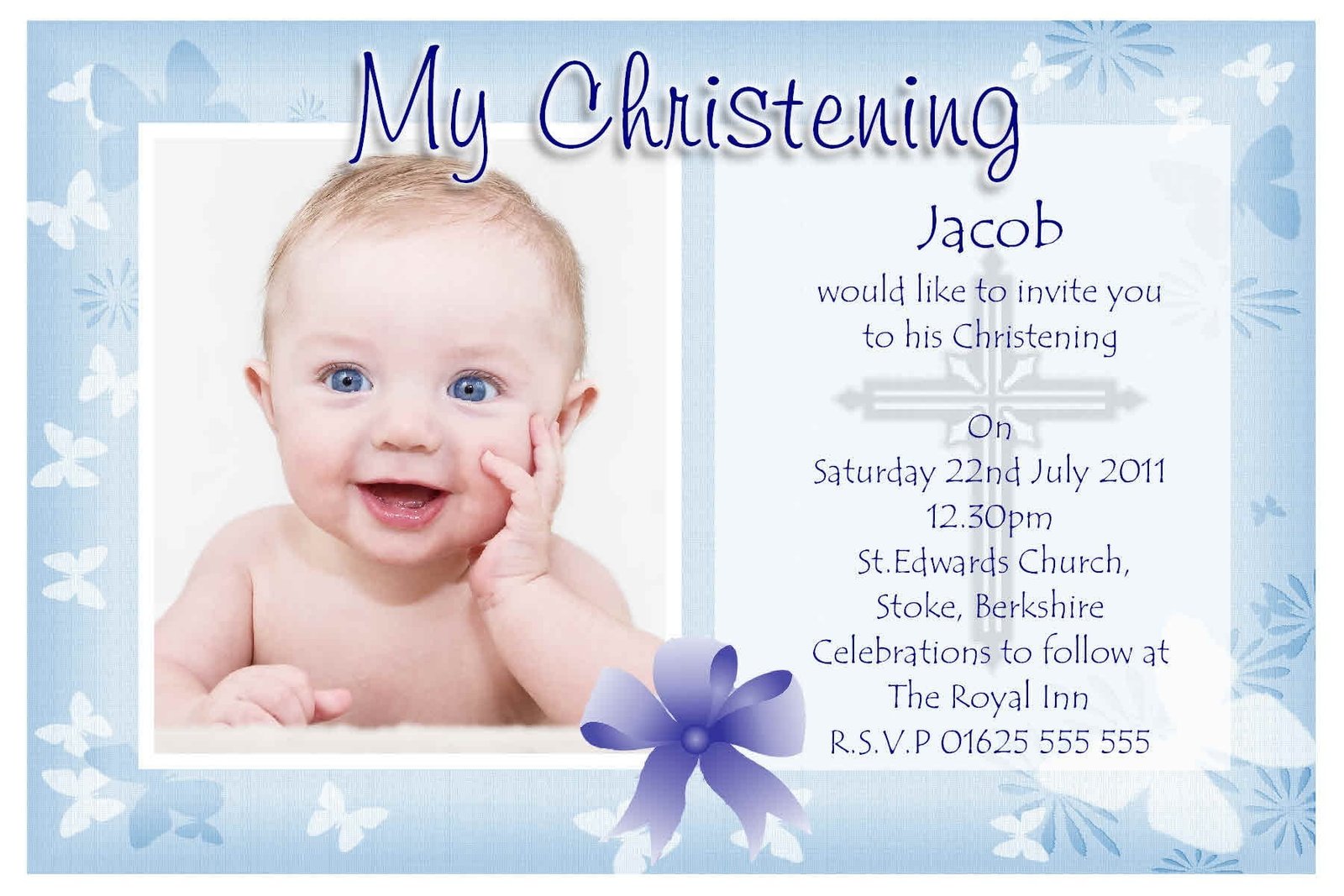 Free Christening Invitation Templates Valid Christening Invitation