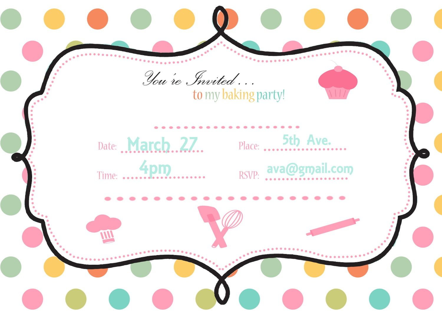 Invitation Template Printable