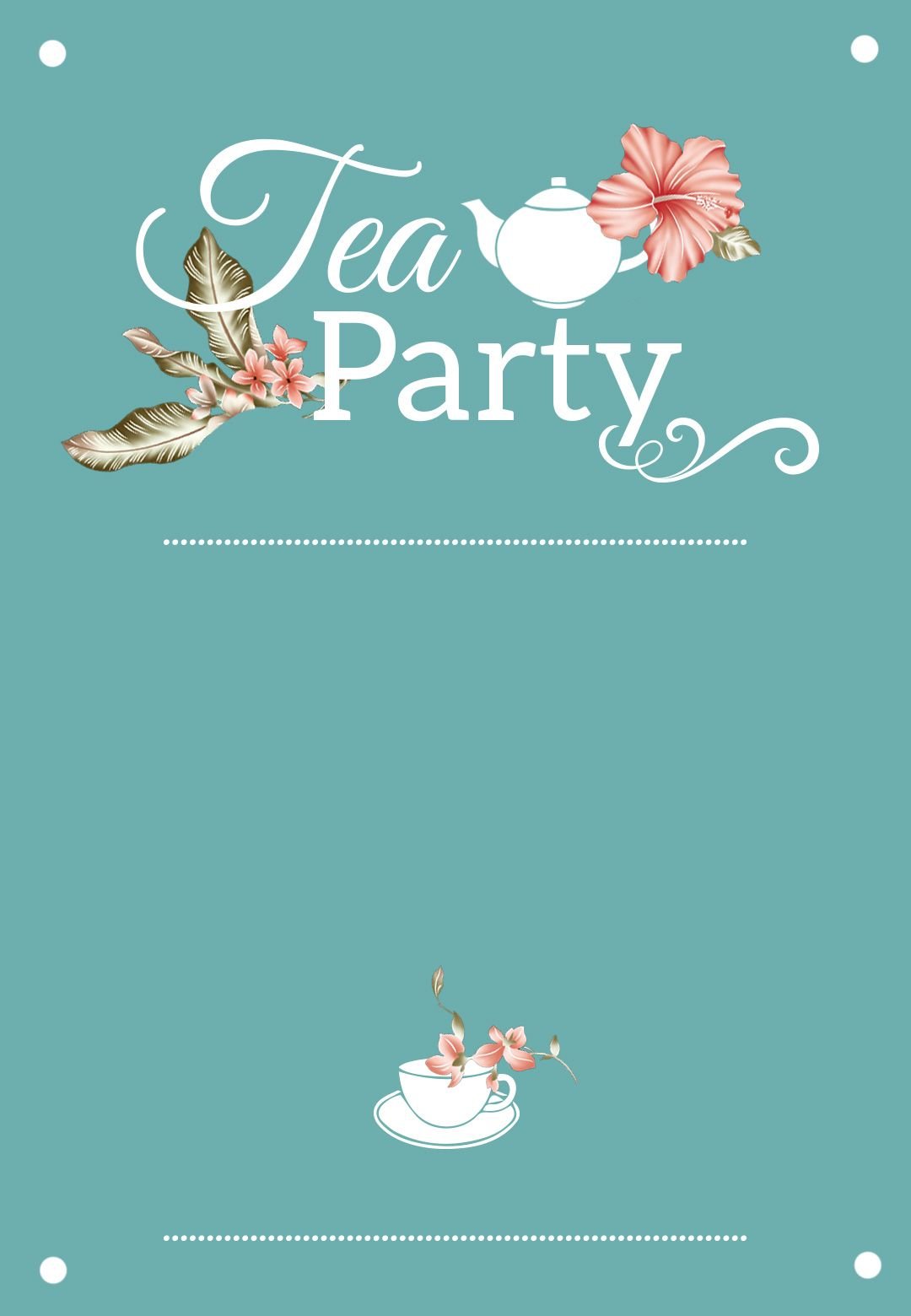 Bridal Shower Tea Party
