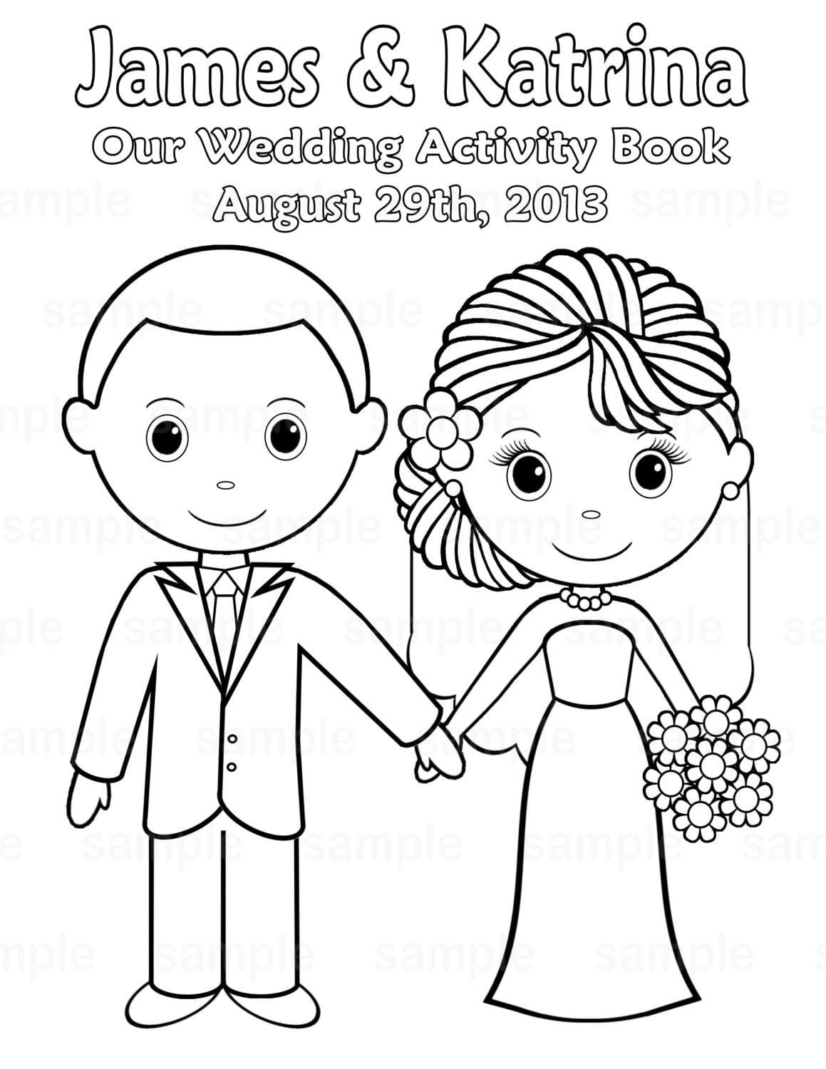 Free Printable Wedding Coloring Pages