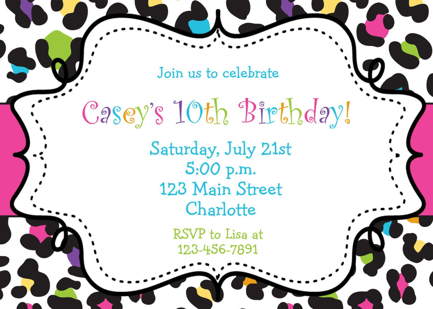 Birthday Party Invitations Free Templates Nice With Birthday Party
