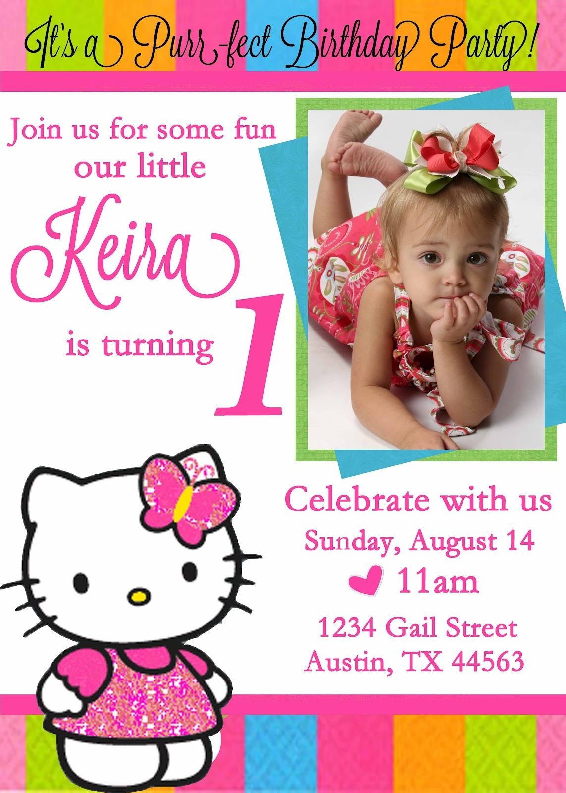 What  Come And Join My 1st Birthday Party When  Monday, October 03