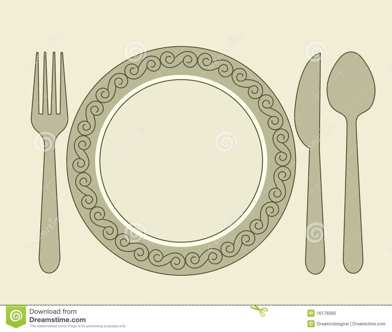 Dinner Invitation Stock Vector  Illustration Of Blank