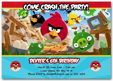 Personalized Angry Birds Birthday Amazing Angry Birds Party