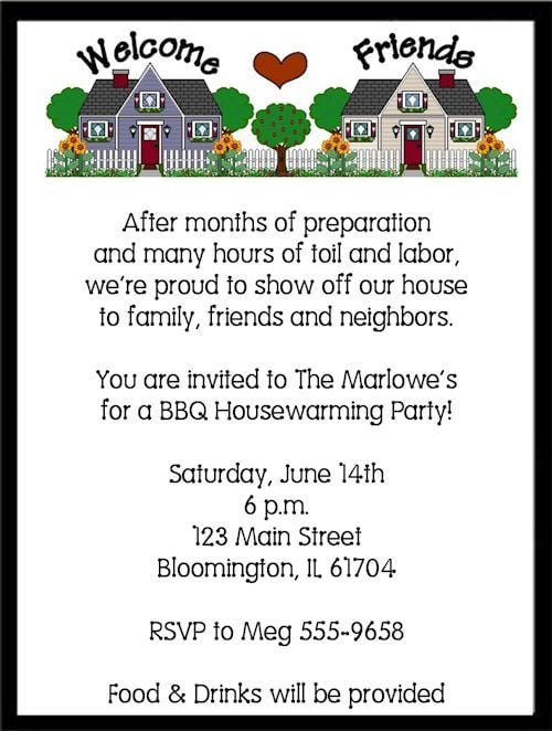 Fancy Housewarming Party Invitations Wording