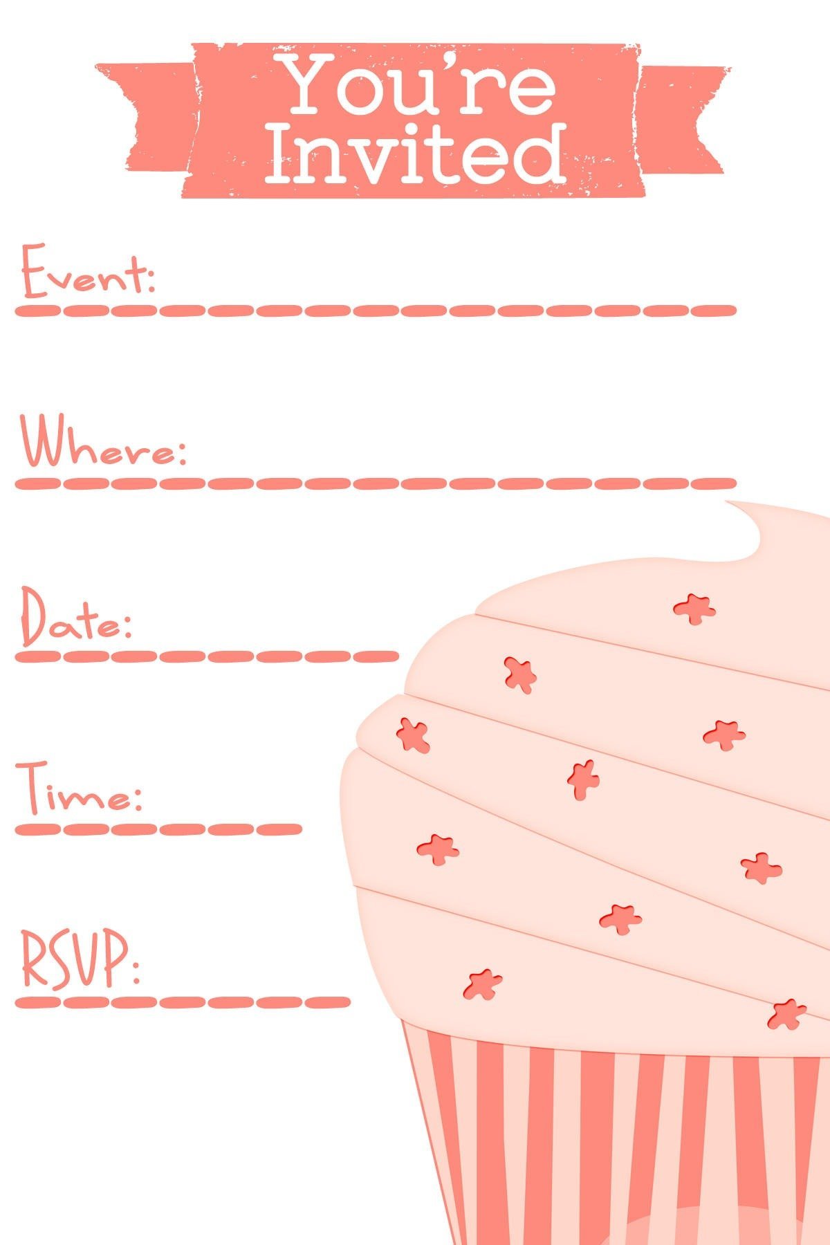 Free Template For Party Invitation Image â Colorful Party