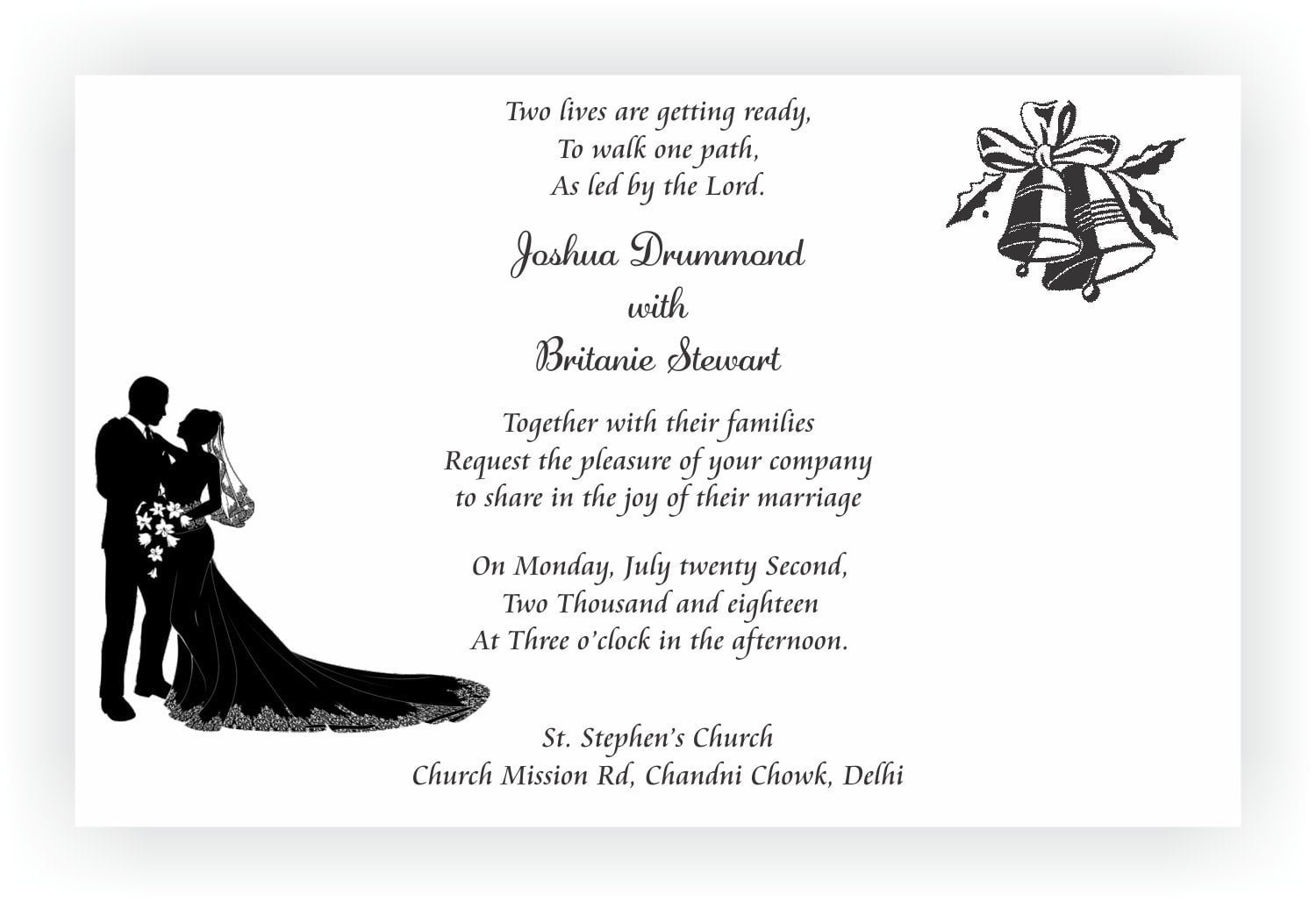 Wedding Ideas  Christian Wedding Invitation Wording