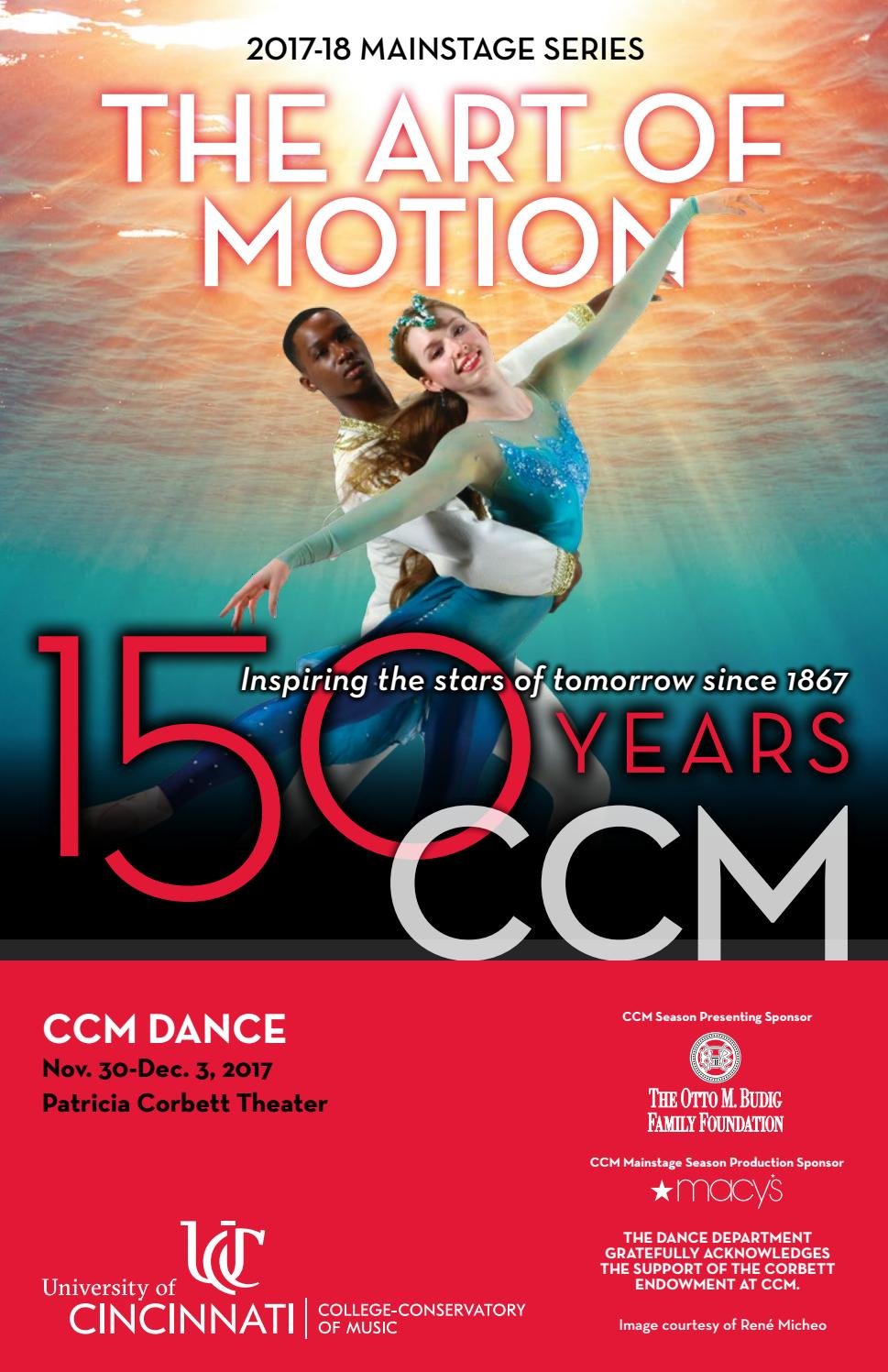 Ccm's Mainstage Series Presents 'the Art Of Motion' By Uc's