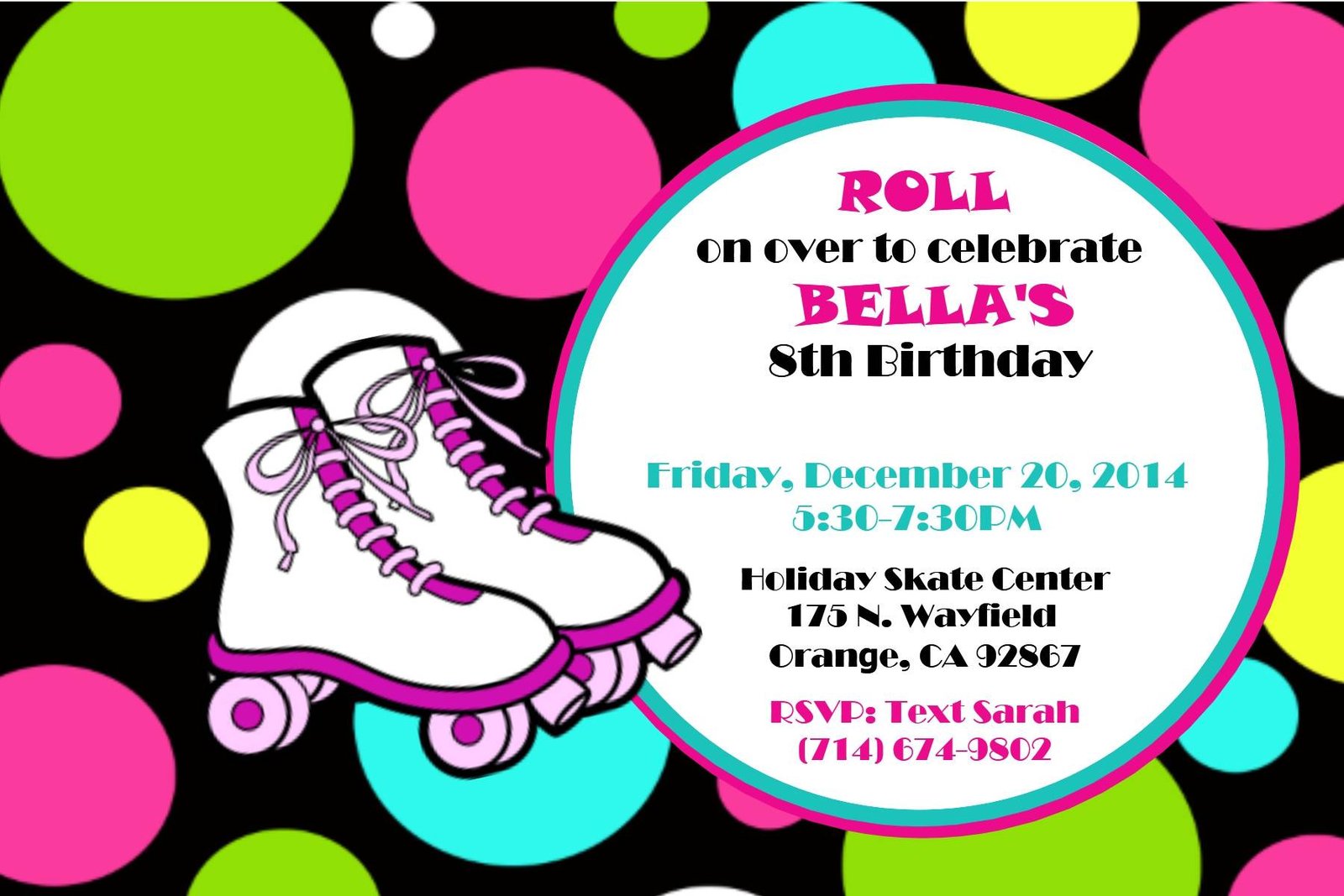 Skating Party Invitations Cool Roller Skate Party Invitations Free