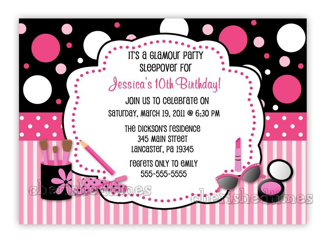 Download Now Free Template 10 Year Old Birthday Invitations