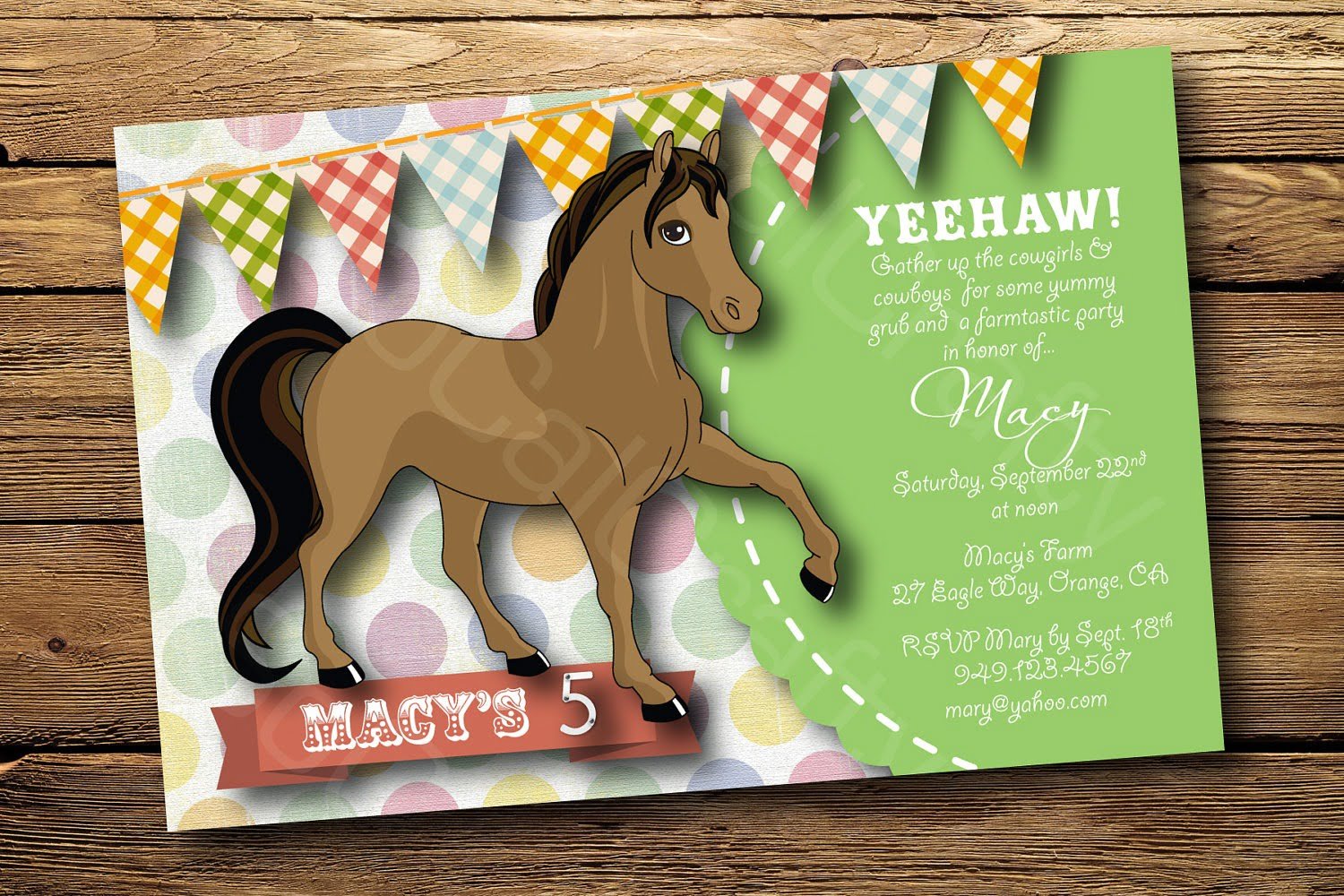 Horse Party Invitations Horse Party Invitations With A Marvelous