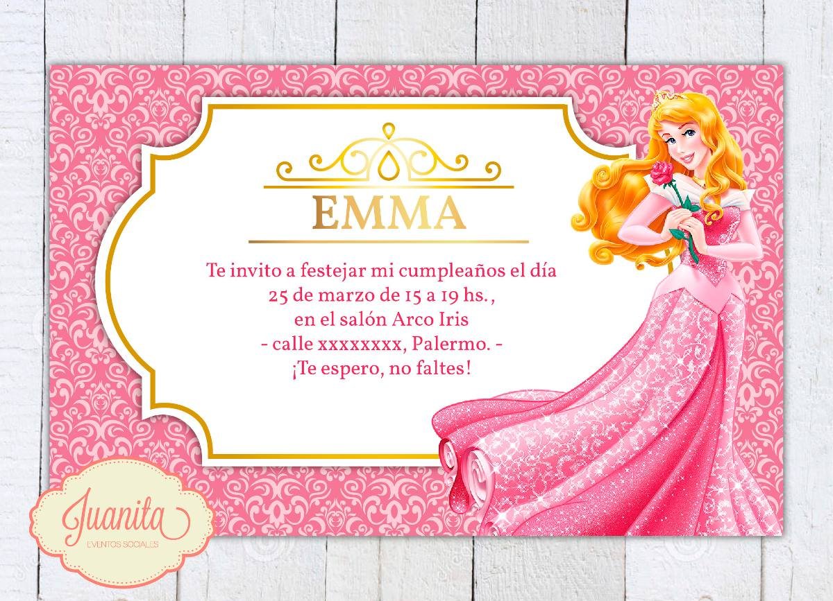 Kit Imprimible La Bella Durmiente Candy Bar Princesa Aurora